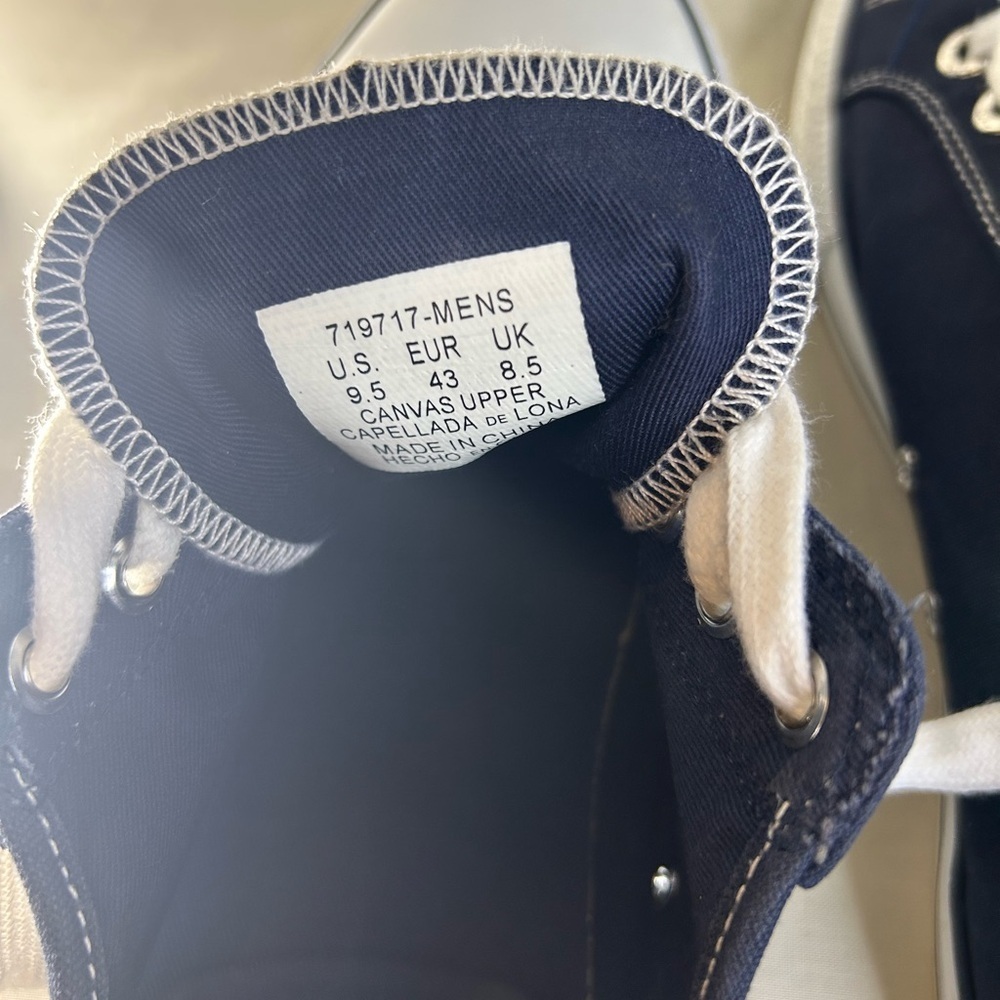 Levi’s Stan Buck Low-Top Sneakers – Navy Canvas – Men’s Size 9.5 - Picture 6 of 7